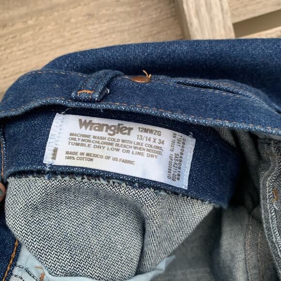 Vintage LADIES Wrangler 12MWZ high rise jeans 13/14x34 - Picture 4 of 6